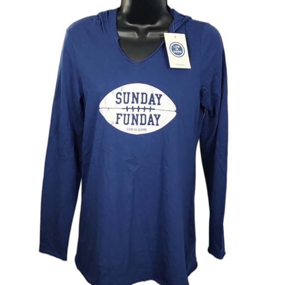 Life Is Good Game Day Hoodie - Picture 3 of 8